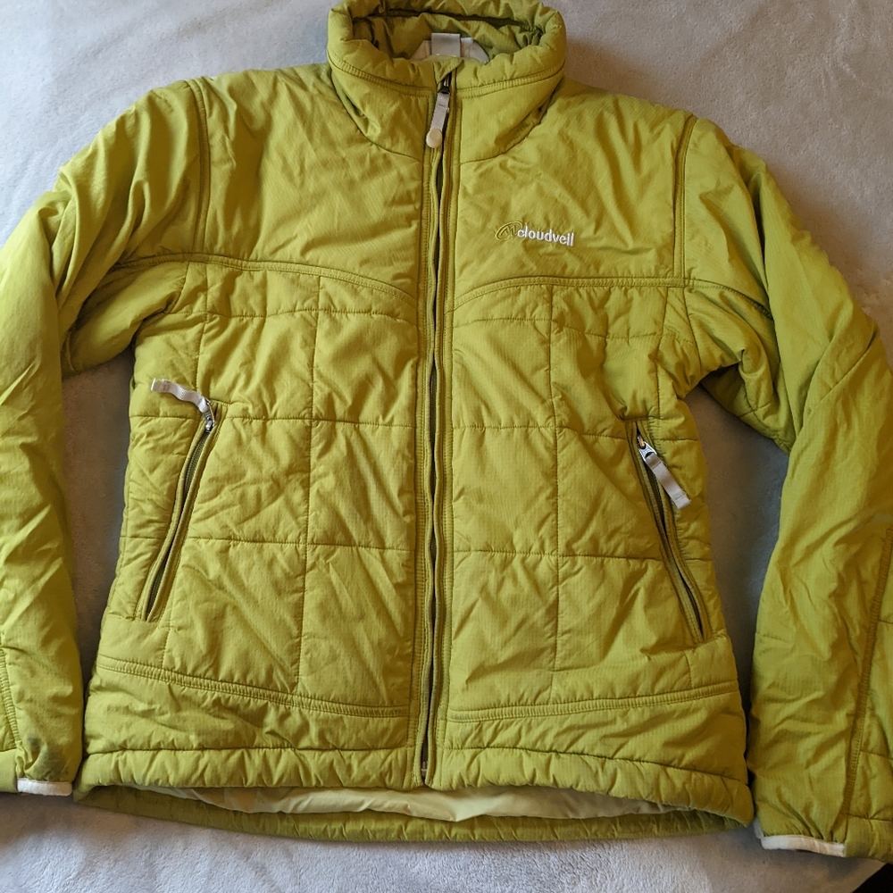 Cloudveil Primaloft Insulated Puffer Jacket Limone Size Medium